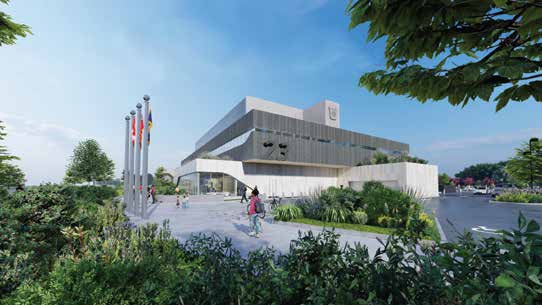 Rendering of the new 23 Division police station